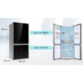 Tủ lạnh Aqua Inverter 549 lít Multi Door AQR-IG636FM(GB)