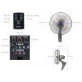 Quạt treo tường Mitsubishi Electric 3 cánh W16-RA CY-GY 47W