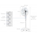 Quạt cây Toshiba 5 cánh F-ASB50VN(W) 55W