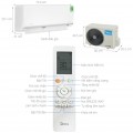 Điều hòa Midea Inverter 9500 BTU MSAGA-10CRDN8