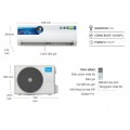 Điều hòa Midea Inverter 9500 BTU MSAGII-10CRDN8