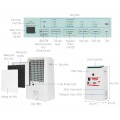 Máy hút ẩm kết hợp lọc không khí Sharp DW-E16FA-W