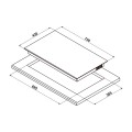 Bếp từ 2 vùng nấu Hafele HC-I7326B