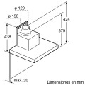 Máy hút mùi BOSCH DWB97CM50 Serie 6 90 cm