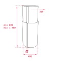 Máy Hút Mùi Ốc Đảo Teka CC 485 40cm