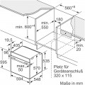 Lò nướng âm tủ Bosch HBA514BB3 71L