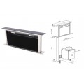 Máy hút mùi âm bàn Kocher Tesla CXW-199DW ngang 90 cm