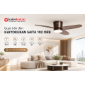 Quạt trần đèn KaiyoKukan Saita-102-ORB 3 cánh DC 36W, LED