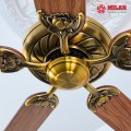Quạt trần 5 cánh gỗ Milan FY503-KĐ động cơ DC 60W