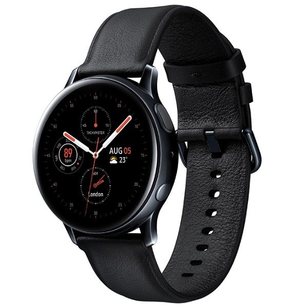 Đồng hồ thông minh Samsung Galaxy Watch Active 2 44mm viền thép dây da