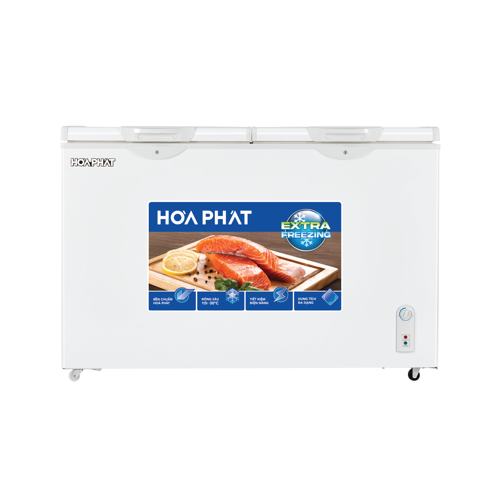 Tủ đông Hòa Phát 352l 1 ngăn dàn Nhôm HPF AN6352