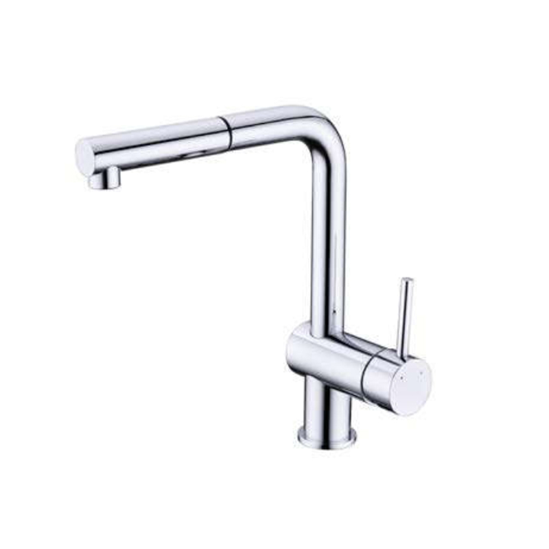 Vòi rửa bát Hafele HT21-CH1P254 cổ rút, mạ chrome