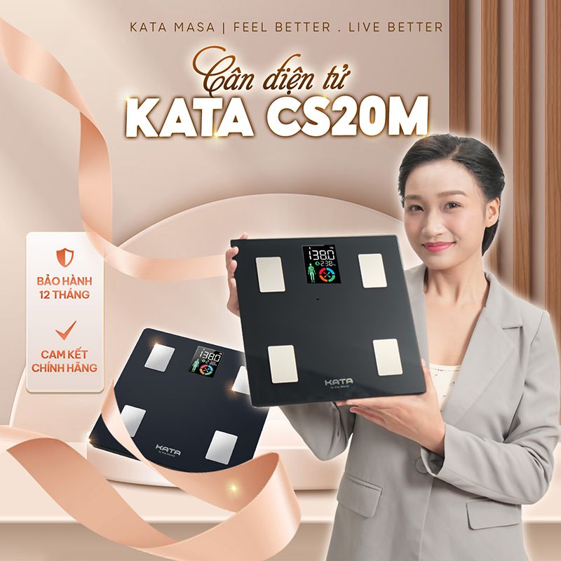 Cân sức khỏe điện tử thông minh KATA CS20M