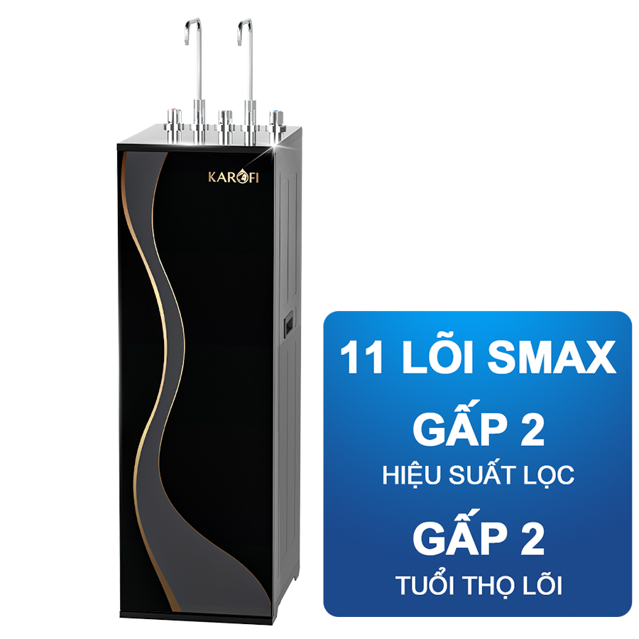 Máy lọc nước nóng lạnh nguội Karofi KAD-D66S PRO 11 lõi