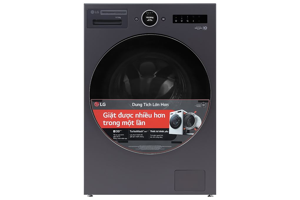Máy giặt sấy LG Inverter giặt 17 kg - sấy 10 kg F2517RNTG