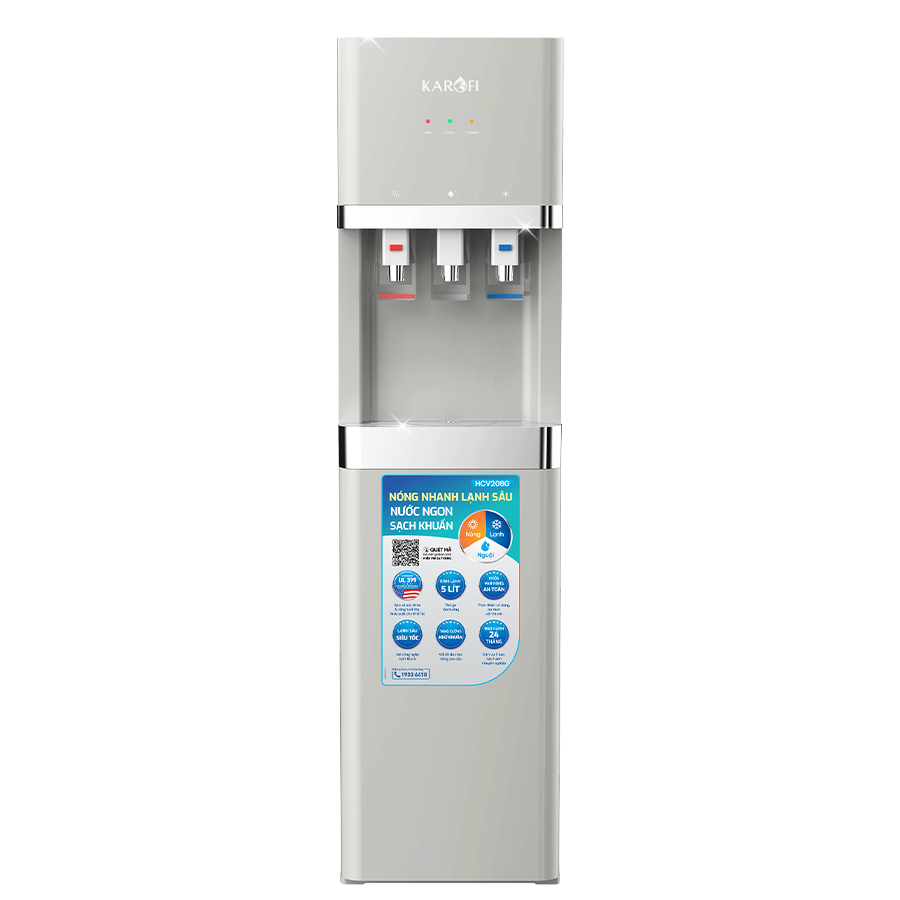 Cây nước nóng lạnh nguội Karofi HCV208G