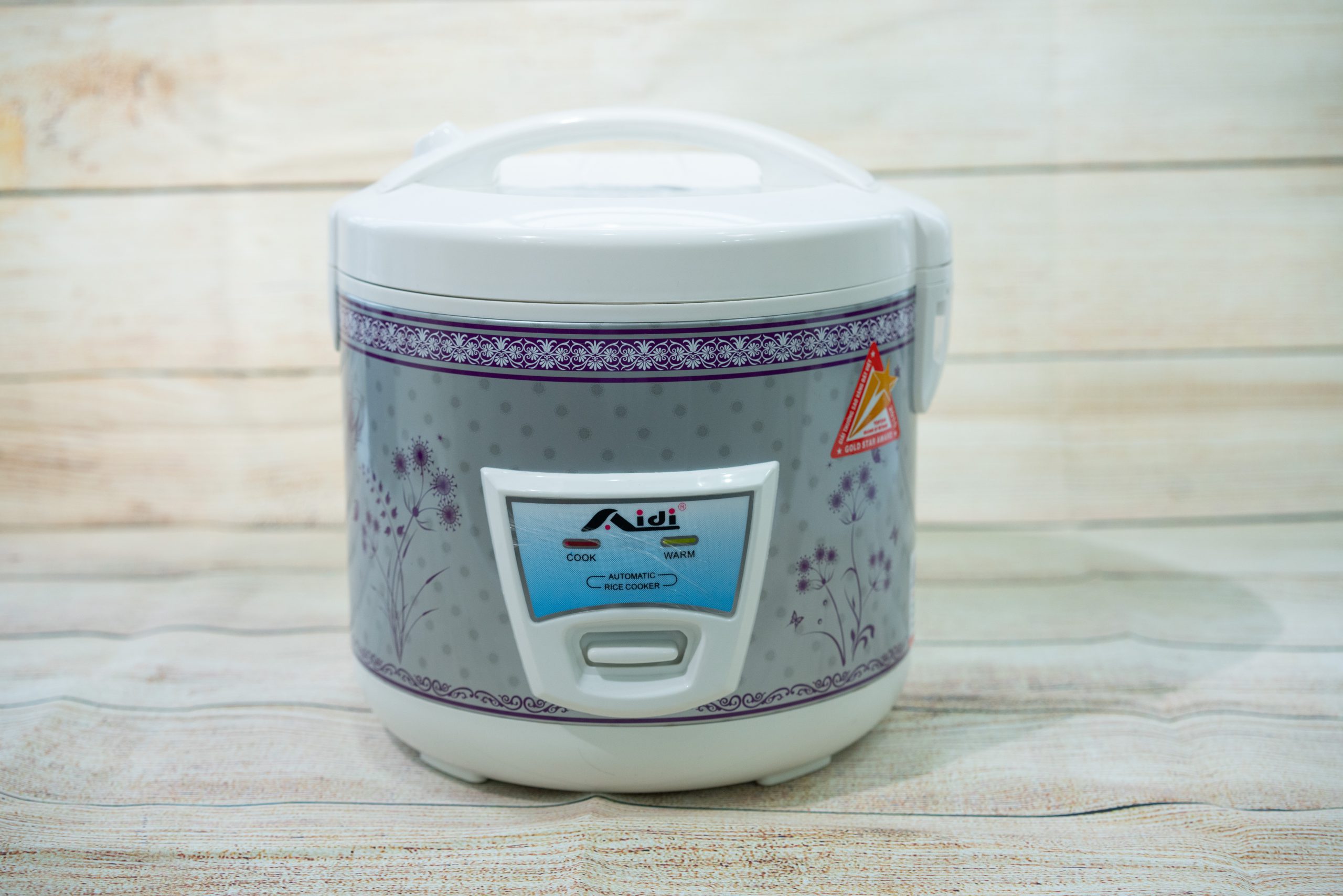 Nồi cơm điện AiDi MR-SM 09K 1,8 lít 650W nắp gài