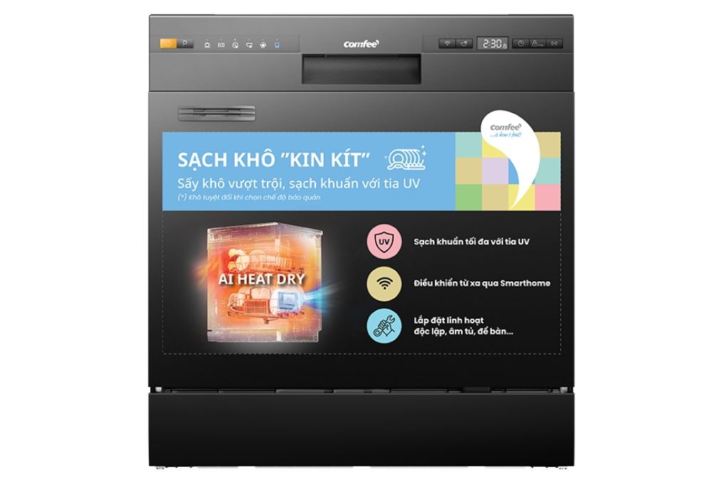 Máy rửa bát độc lập Comfee CDW-10F60TB 12 bộ