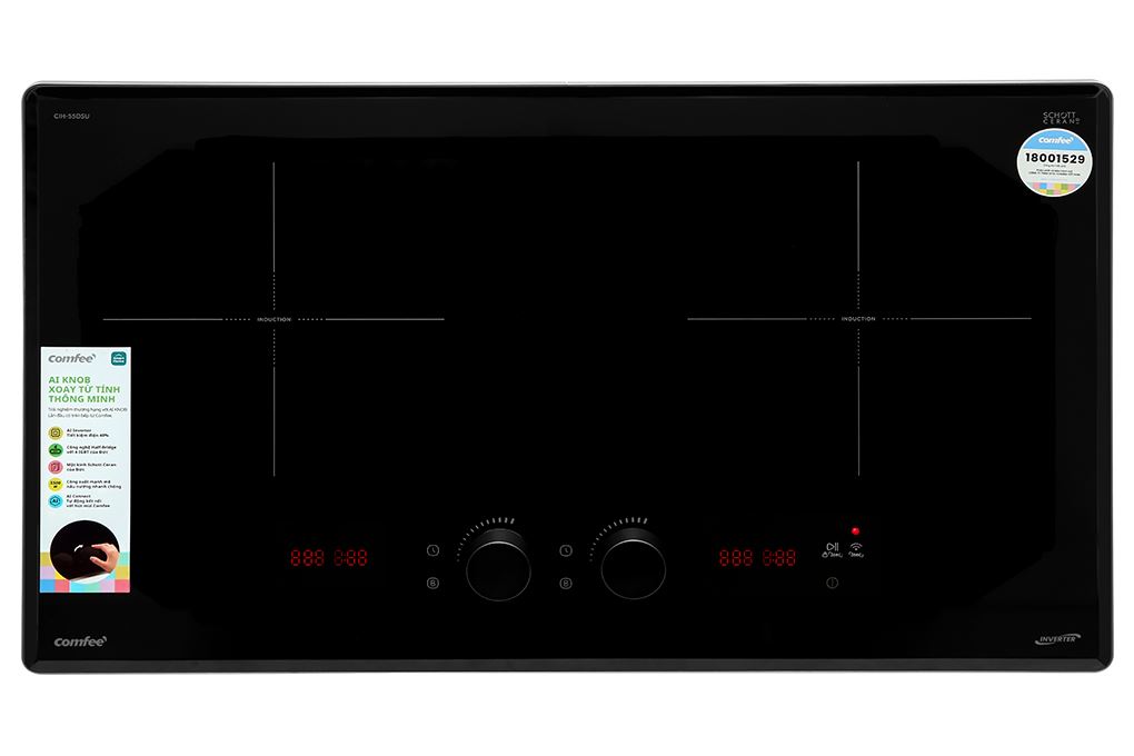 Bếp từ đôi âm Comfee CIH-55DSU 5500W