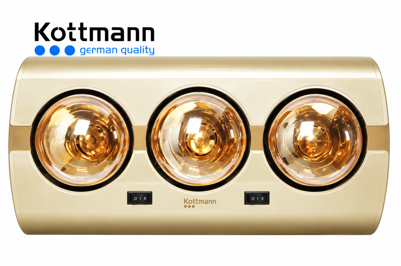 Đèn sưởi 3 bóng treo tường Kottmann K3A 825W