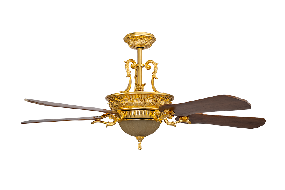 Quạt trần Kaiyokukan Hasu 224 Gold mạ vàng