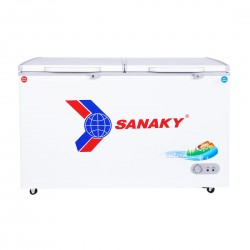 Tủ đông Sanaky VH-5699W1, 365 lít, 1 ngăn đông, 1 ngăn mát, dàn lạnh đồng