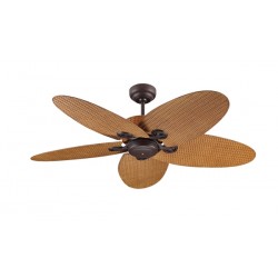 Quạt trần Mỹ Lucci Air Fijian II, nâu tối, 5 cánh Plastic 132cm , 210295
