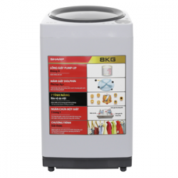 Máy giặt Sharp 8 kg ES-W80GV-H