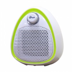 Quạt Sưởi Gốm Ceramic Mini FujiE CH-202 Green - Màu Trắng Viền Xanh Lá