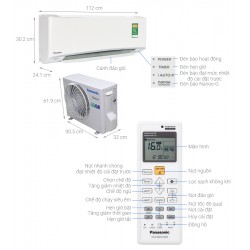 Điều hòa Panasonic Inverter 2 HP CU/CS-XU18UKH-8 năm 2019 