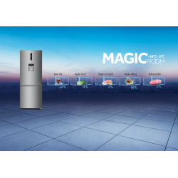 Tủ lạnh Aqua AQR-IW378EB - inverter, 320 lít
