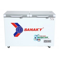 Tủ đông Sanaky VH-3699A4K, inverter 270 lít, 1 ngăn đông, mặt kính cường lực