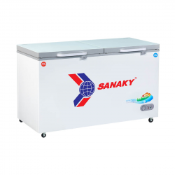 Tủ đông Sanaky VH-5699W2K, 365 lít, 2 ngăn, nắp kính cường lực