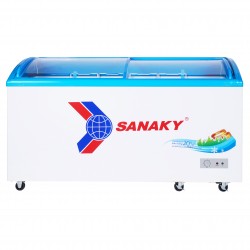 Tủ đông Sanaky VH-6899K, 437 lít, 1 ngăn đông, dàn đồng, nắp kính lùa