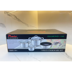 Bộ nồi Inox cao cấp Prato Diamond 1166