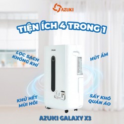 Máy Hút Ẩm kiêm Lọc Không Khí AZUKI GALAXY X3 70m2 25L
