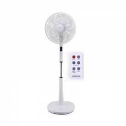 Quạt cây 7 cánh DC Hitachi LF-D6RCWM trắng có điều khiển