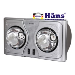 Đèn sưởi 2 bóng treo tường Häns H2B