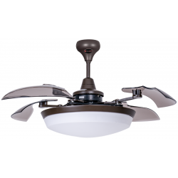 Quạt trần KAIYOKUKAN TOYA-214-ORB 4 cánh DC LED 36W