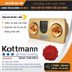 ĐÈN SƯỞI NHÀ TẮM KOTTMANN K2B-HW-G